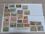 Zestaw 25 notgeldów niemieckich i innych.