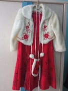 Sukienka z bolerkiem i torebką 