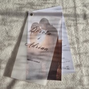 Zaproszenia na ślub z kalką i zdjęciem