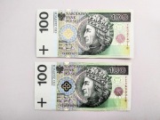 Banknot Jagiełło 100 zł stan I bardzo dobry z 1994 roku seria zastępcza Y