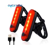 Czerwona LAMPA LED rowerowa Tylna Światło ŻYCIA !!! akku akumulatorowa