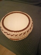 Upominki hand made - Koszyczek na szydełku 