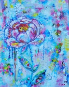 Abstrakcyjna Piwonia