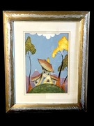 G. WALTON.Chromolitografia barwna.ORYGINALNY PODPIS.67/500.