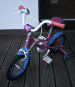 Rower dziecięcy INDIANA Roxy Kid 12 cali dla dziewczynki Różowy + rączka