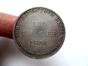 HESJA: 1 TALAR 1836 r - RZADSZA MONETA