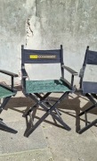 Krzesło reżyserskie x 6szt. / plan filmowy / składane / vintage - loft