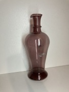 wazonik szklany cieniutkie szklo 14cm nie-uranowy