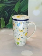 Kubek do parzenia ziół herbaty ceramiczny ceramika Bolesławiec 