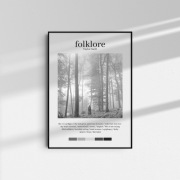 Plakat Taylor Swift Folklore 50 x 70 cm