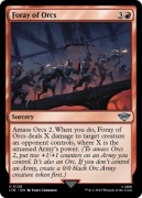 Karta MTG Foray of Orcs |0128|LTR| The Lord of the Rings
