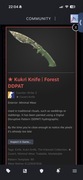 Kukri Knife | Forest DDPAT Minimal Wear skin kosa nóż cs2
