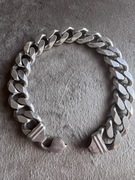 Bransoleta męska srebrna 925 pancerna Cuban Curb chain  