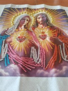 SPRZEDAM GOTOWY JUŻ OBRAZ Z HAFTU DIAMENTOWEGO BEZ RAMKI  30X30