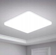 Lampa Sufitowa LED 48W Plafon Kwadratowy Biały 6500K Zimna Biel
