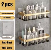 Półka łazienkowa bez wiertarki naścienna do przechowywania butelek