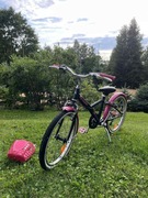 BTWIN 20" ORIGINAL 500 S – czarny z różowymi akcentami