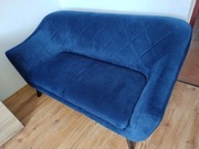 Sofa granatowa , nie rozkładana.