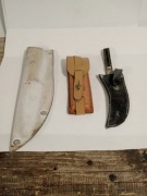 Pochwy na noże 3 sztuki