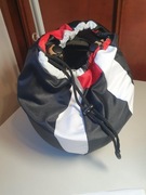 Pokrowiec na kask narciarski L/XL poliester z lycra czarny/red /biały