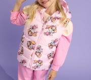 Nowa kamizelka bezrękawnik z kapturem Psi patrol 134 cm