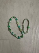 Brelok do telefonu i bransoletka zestaw własnoręcznie robiony