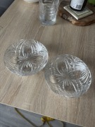 Kryształowe miseczki 2 szt