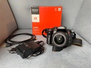 Lustrzanka Sony Alpha A450 | Zadbana + Obiektyw