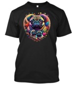 Męska koszulka z mopsem