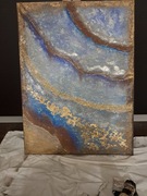 Seria Via mare "Przypływy i odpływy " obraz akryl płótno abstrakcja 