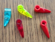 Lego 5 szt Bionicle 1x3 Tooth with Axle Hole NOWE