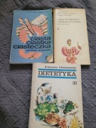 Dietetyka Ciastka Łyżka za cholewą 3x książki 