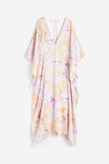 plażowa Tunikowa sukienka z dekoltem w serek H&M pastelowa 36S tunika