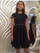 Granatowa Sukienka (Kolor: Granat; Rozmiar: 134