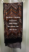 Missoni  Made in Italy  Elegancki włoski aksamitny szal z jedwabiem