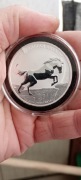Australijski Koń Brumby 2021/22/23 1oz uncja-srebrne monety 