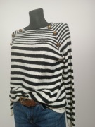 Sweter w pasy firmy Papaja używany rozmiar M 38/40