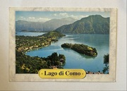 Lago di Como, Włochy – pocztówka wysłana, ze znaczkiem (2003)