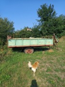 Przyczepa używana na resorach opony 20 podwozie od wozu strażackiego