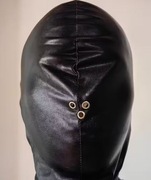 Efektowna maska lateksowa męska/damska bez otworów