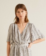 Mango bluzka z węźowym wzorem M