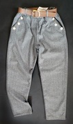 ITALY Moda spodnie tweed nowe r. M