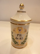 Pojemnik apteczny stary porcelanowy - 2
