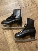 Polsport łyżwy figurowe damskie dziewczęce czarne 35 22,5 retro