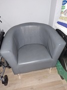 Fotel kłubowy eko skóra