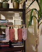 Makrama wisząca, ozdoba na ścianę 