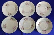 TALERZYKI MAŁE SPODKI FINE CHINA LICHTE 6 SZTUK
