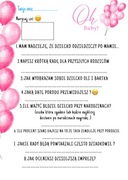 Baby shower 10 sztuk ANKIETY DLA GOŚCI BABY SHOWER 