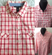 Mango bawełniana koszula w kratkę