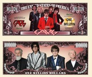 The Cars gwiazdy estrady banknot kolekcjonerski